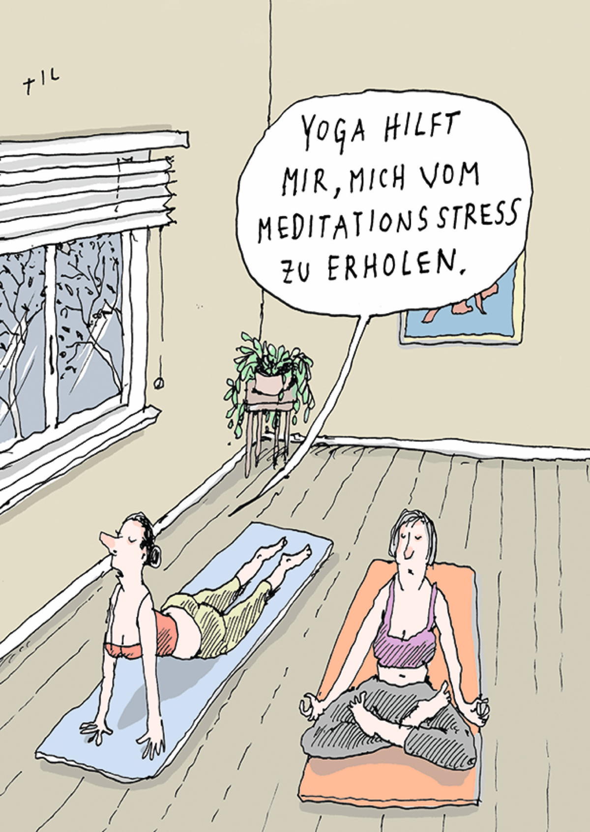 Yoga hilft mir