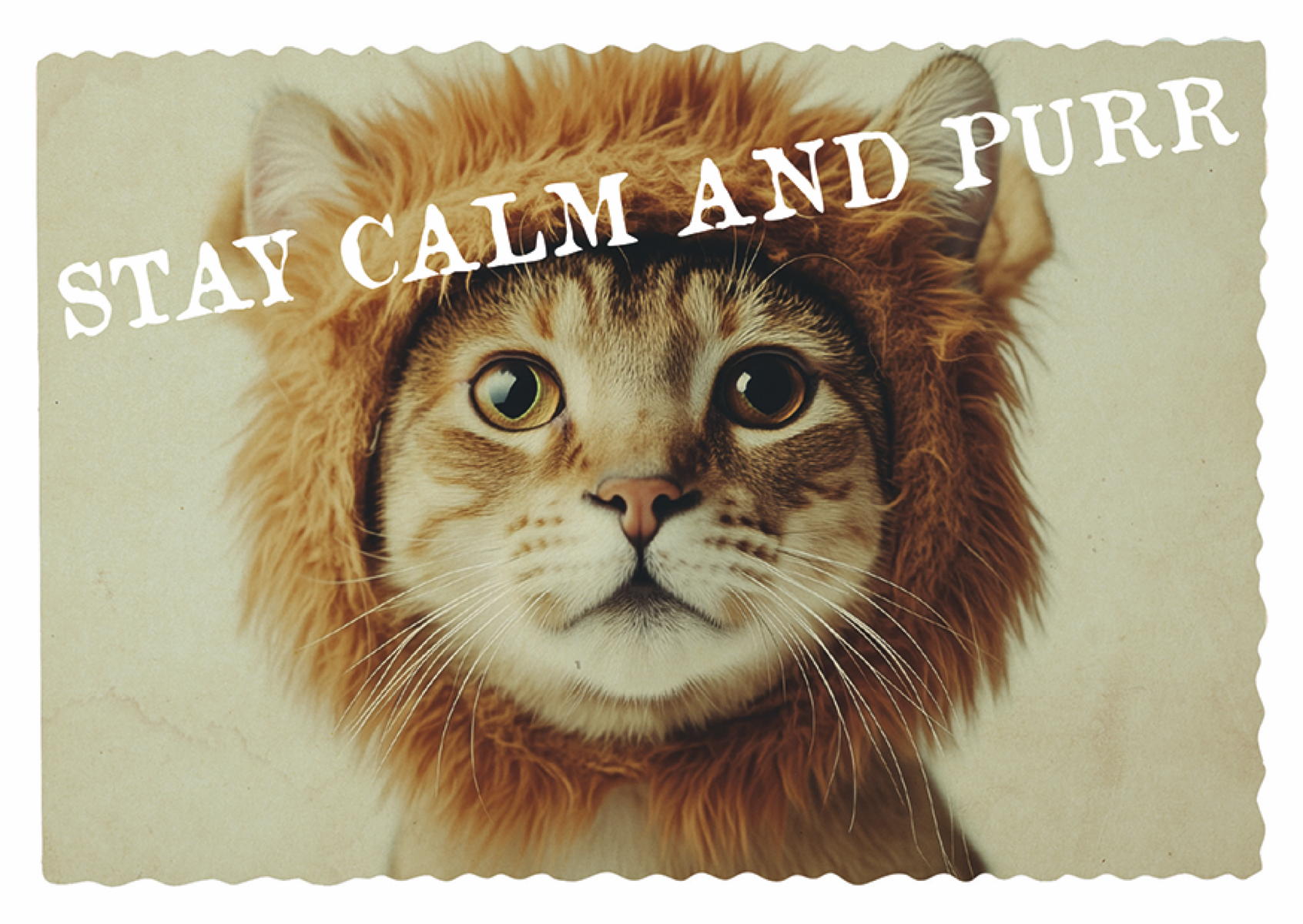 Stay calm and purr