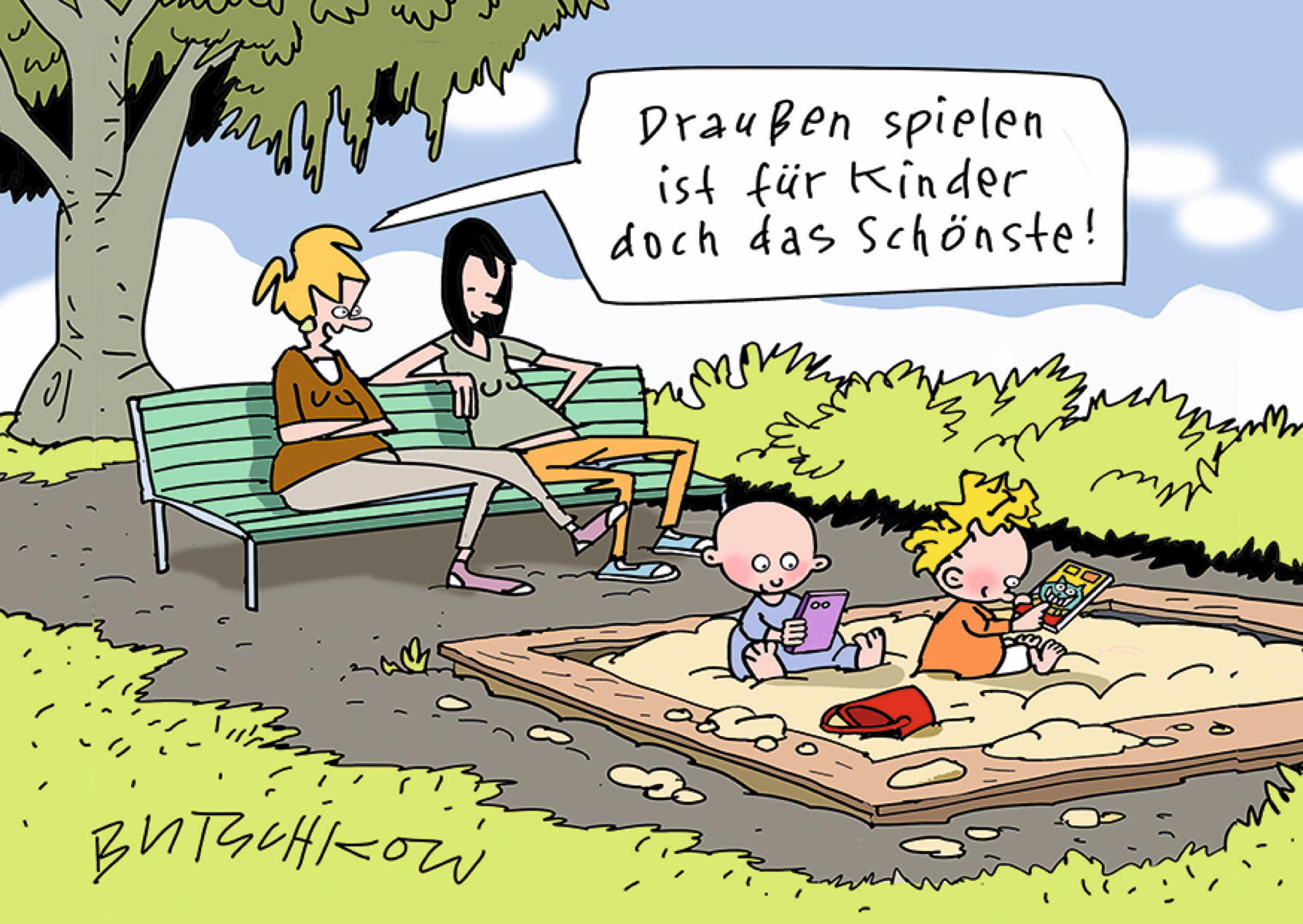 Draußen spielen