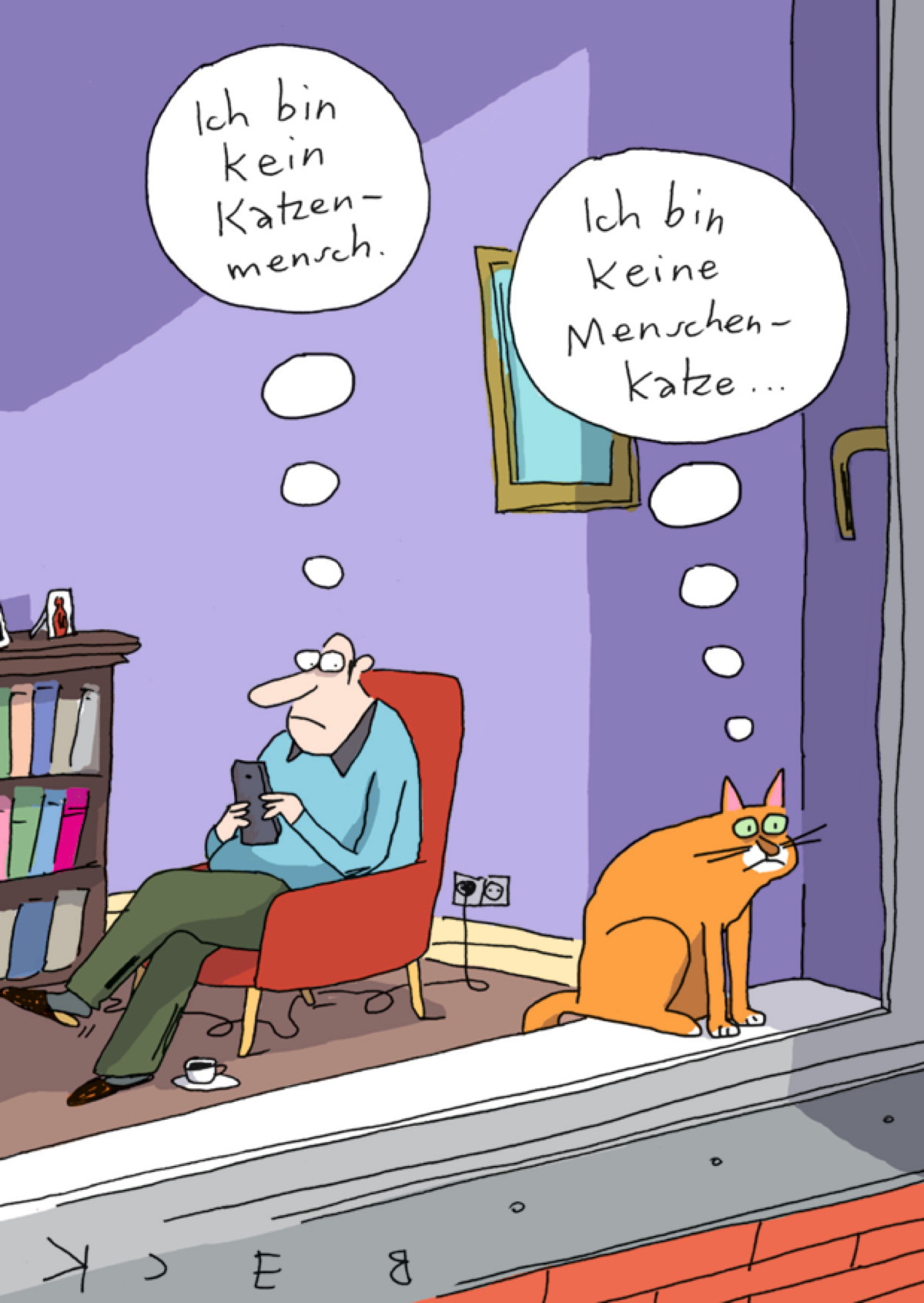 Menschen-Katze Menschen-Katze