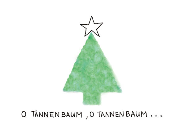 Plüschkarte "Oh Tannenbaum"