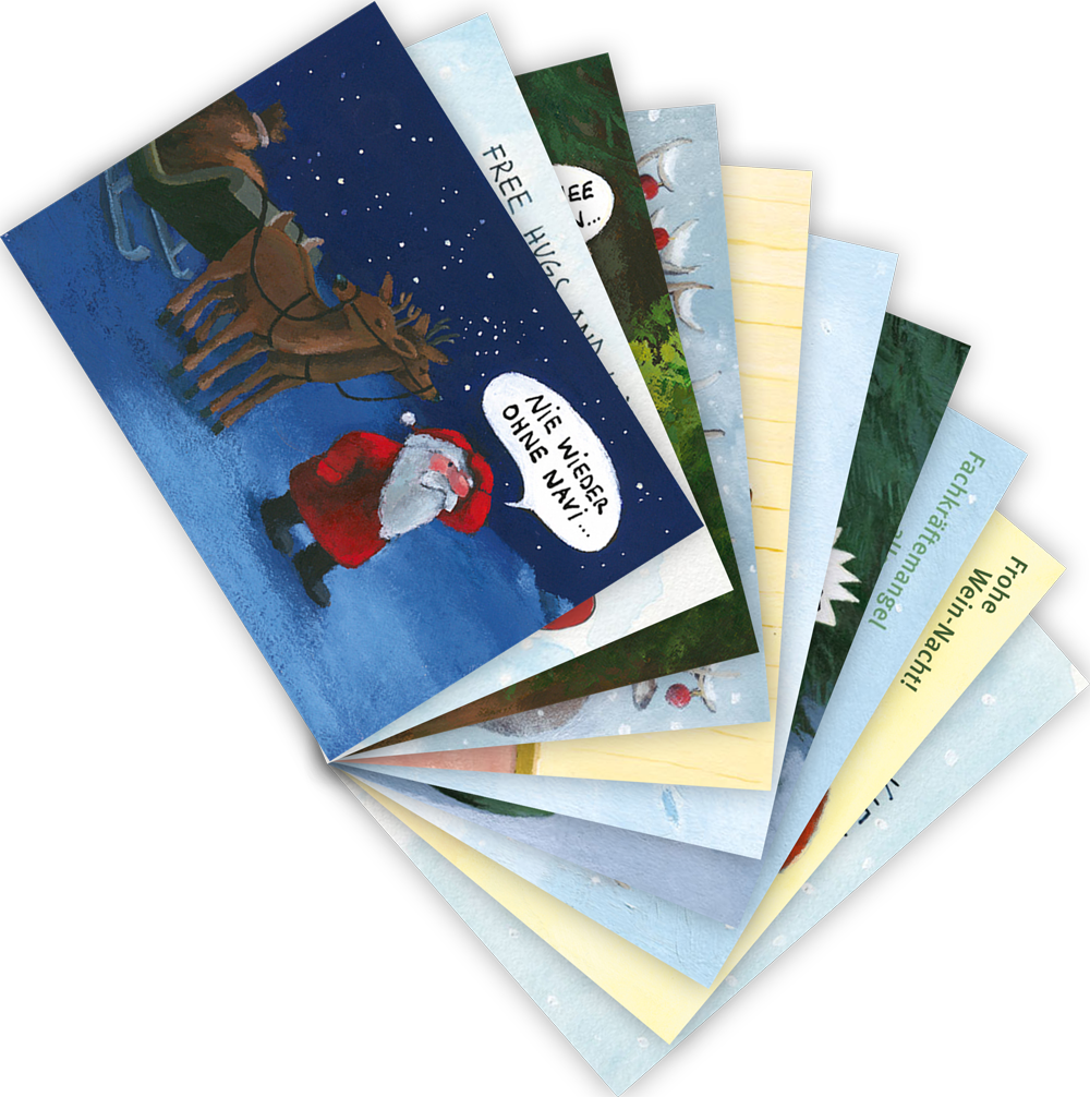 Postkarten-Set "Weihnachten 9"