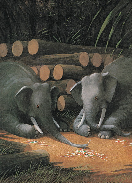 16038 Arbeitselefanten