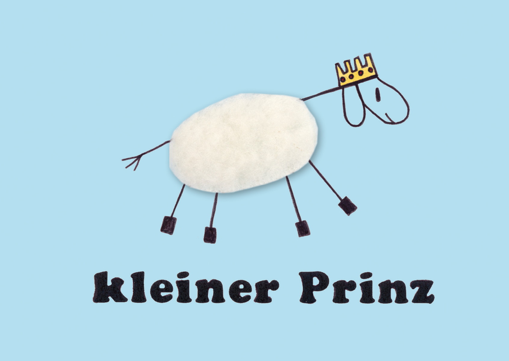 Plüschkarte "Kleiner Prinz"