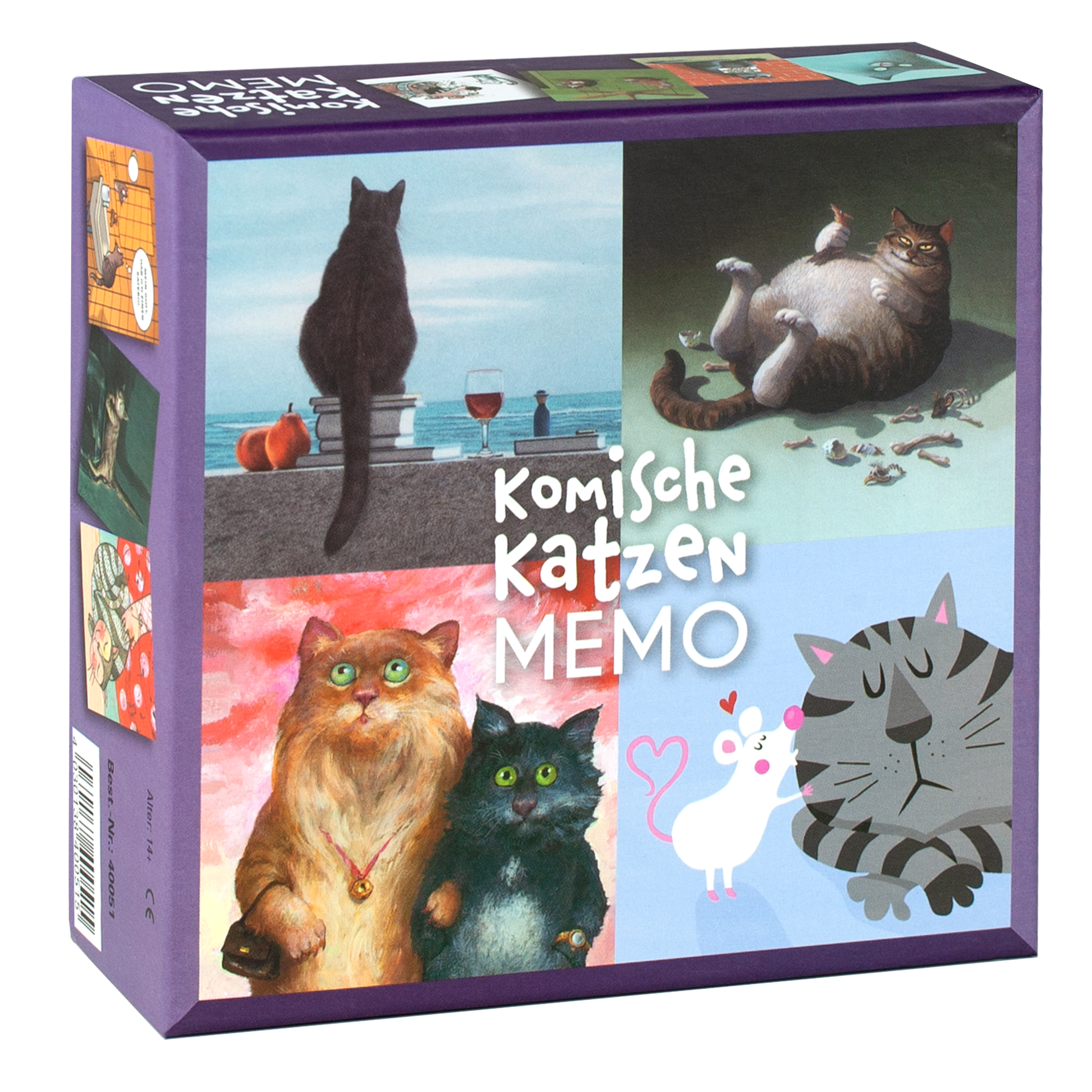 Komische Katzen-Memo