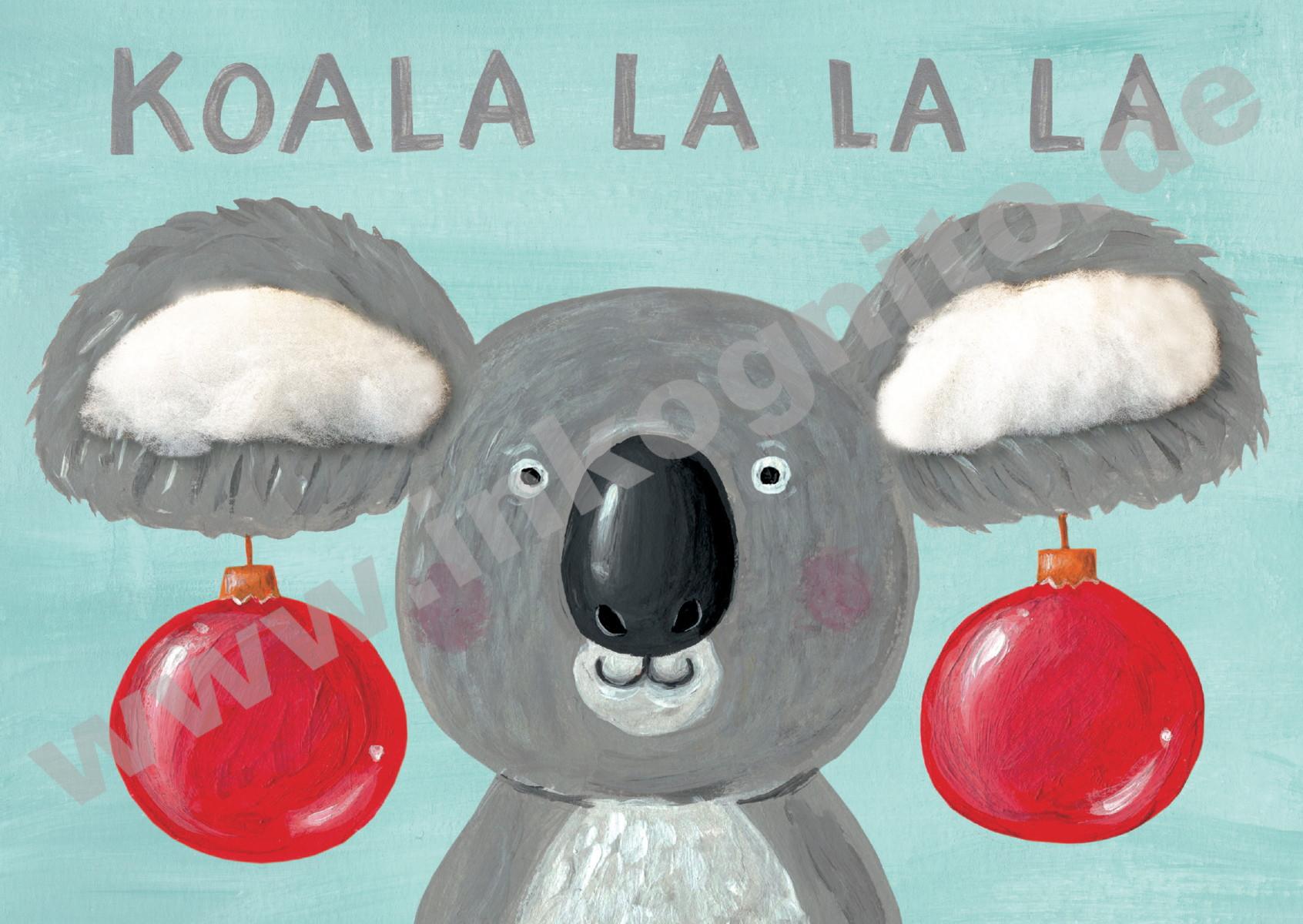 Plüschkarte "Koala la la la"