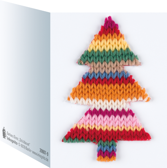 Minikärtchen "Strickbaum" Minikärtchen "Strickbaum"