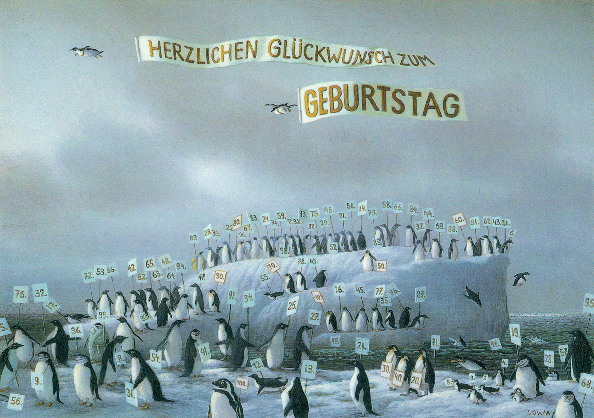 Geburtstag / Pinguine Geburtstag / Pinguine