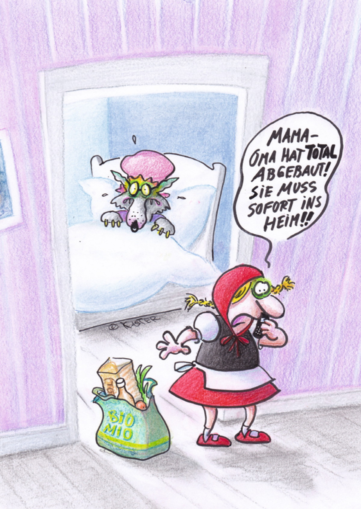 Oma hat abgebaut Oma hat abgebaut