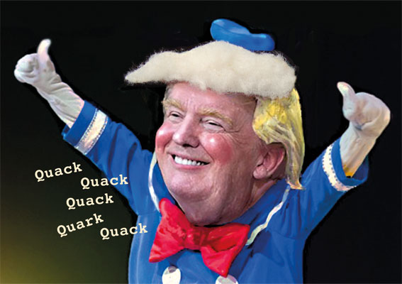 Plüschkarte "Donald"