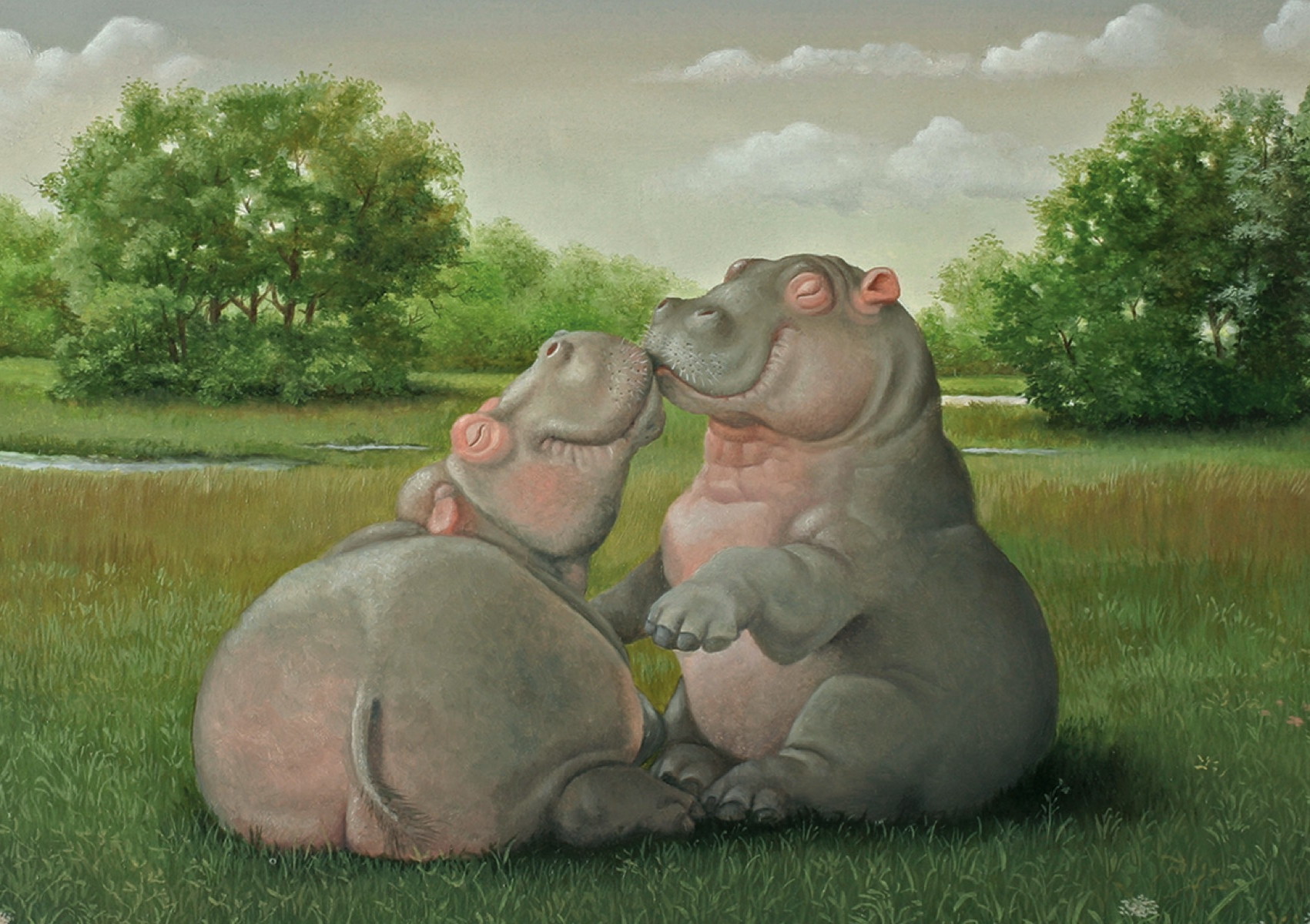 KD Hippos in Love