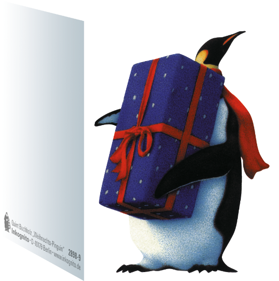 Minikärtchen "Weihnachts-Pinguin" Minikärtchen "Weihnachts-Pinguin"