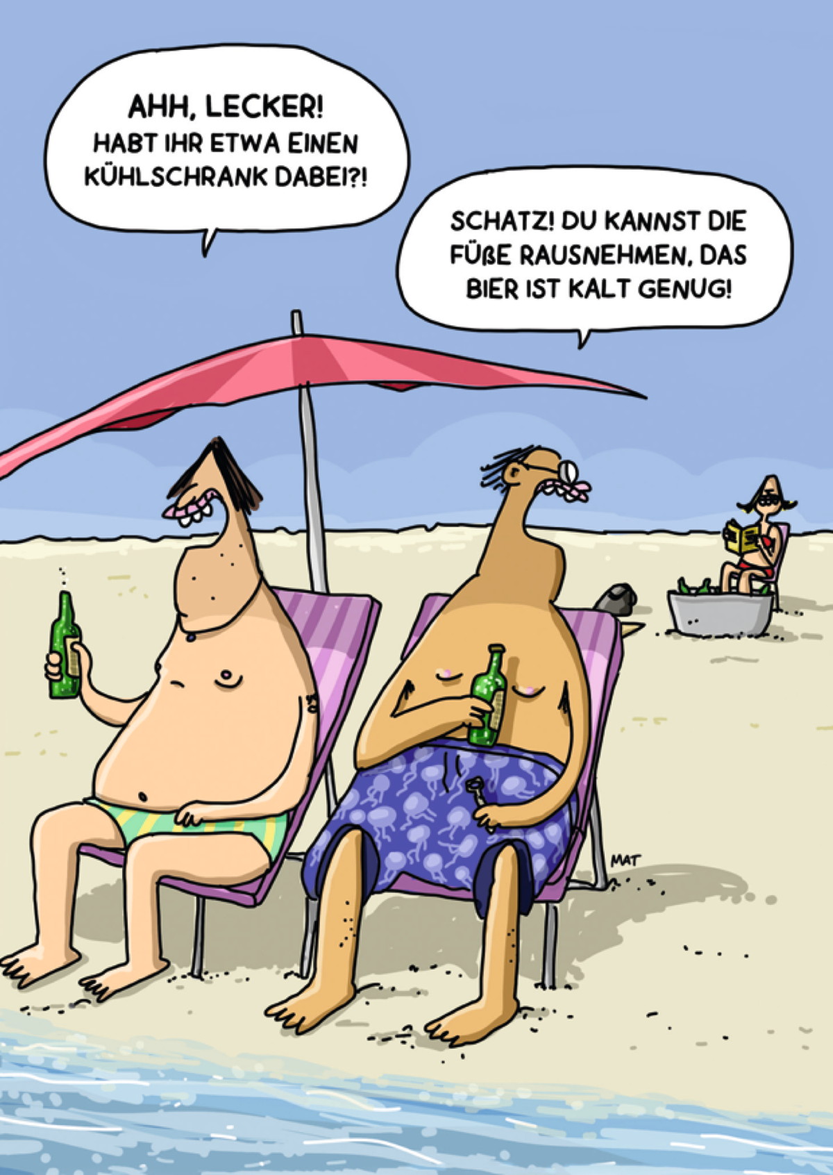 Das Bier ist kalt genug Das Bier ist kalt genug