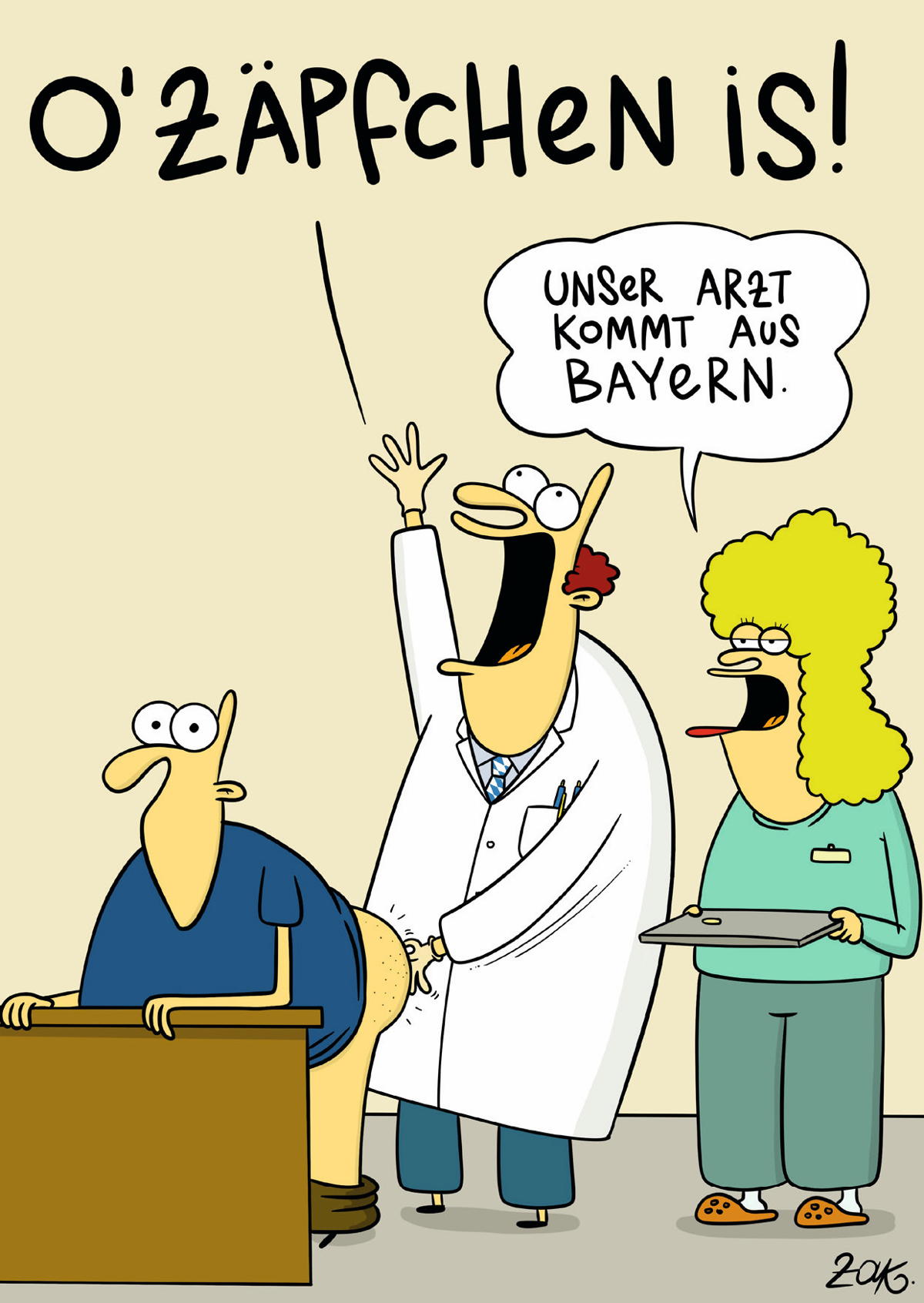 O'zäpfchen is!