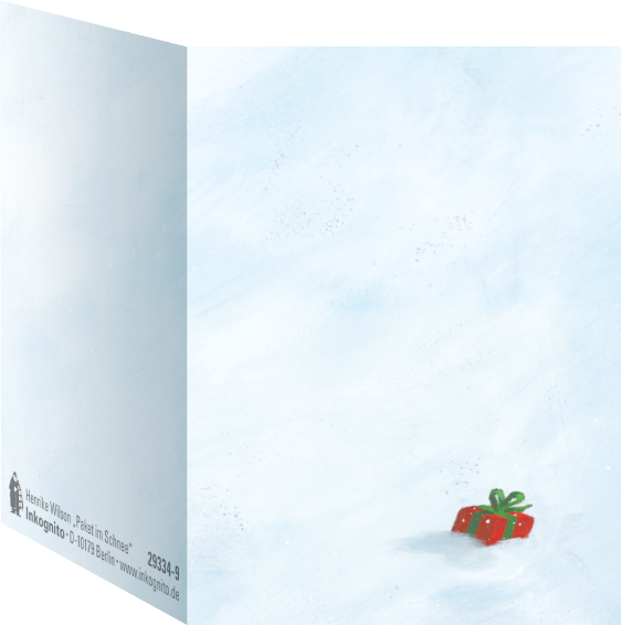 Minikärtchen "Päckchen im Schnee" Minikärtchen "Päckchen im Schnee"