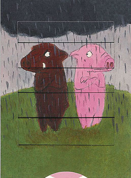 67-701 Schiebekarte "Im Regen"