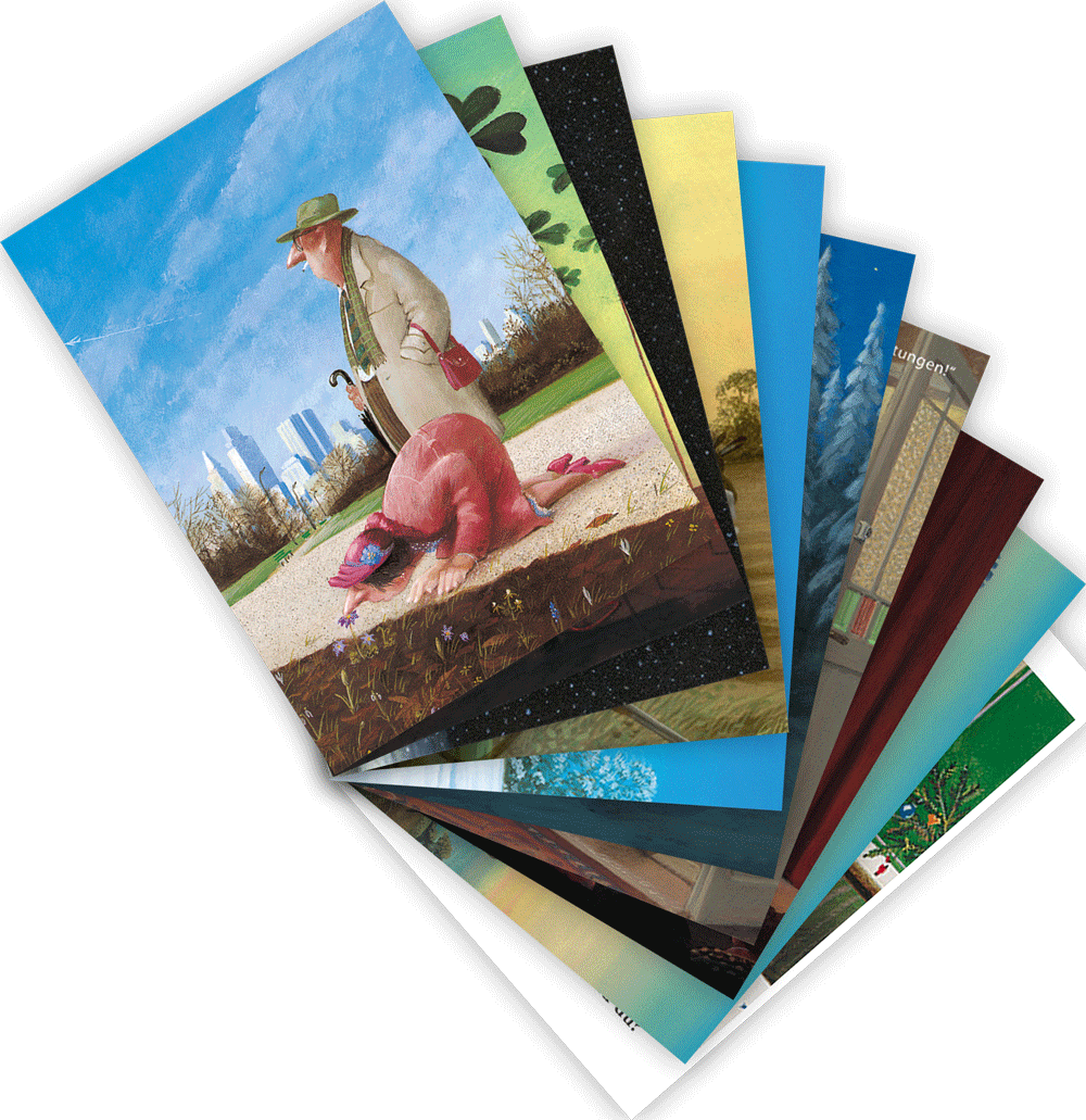 Postkarten-Set Gerhard Glück